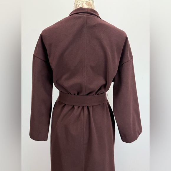 PROLOGUE  Women's eggplant/rich brown tie waist trench size XS - Picture 13 of 15